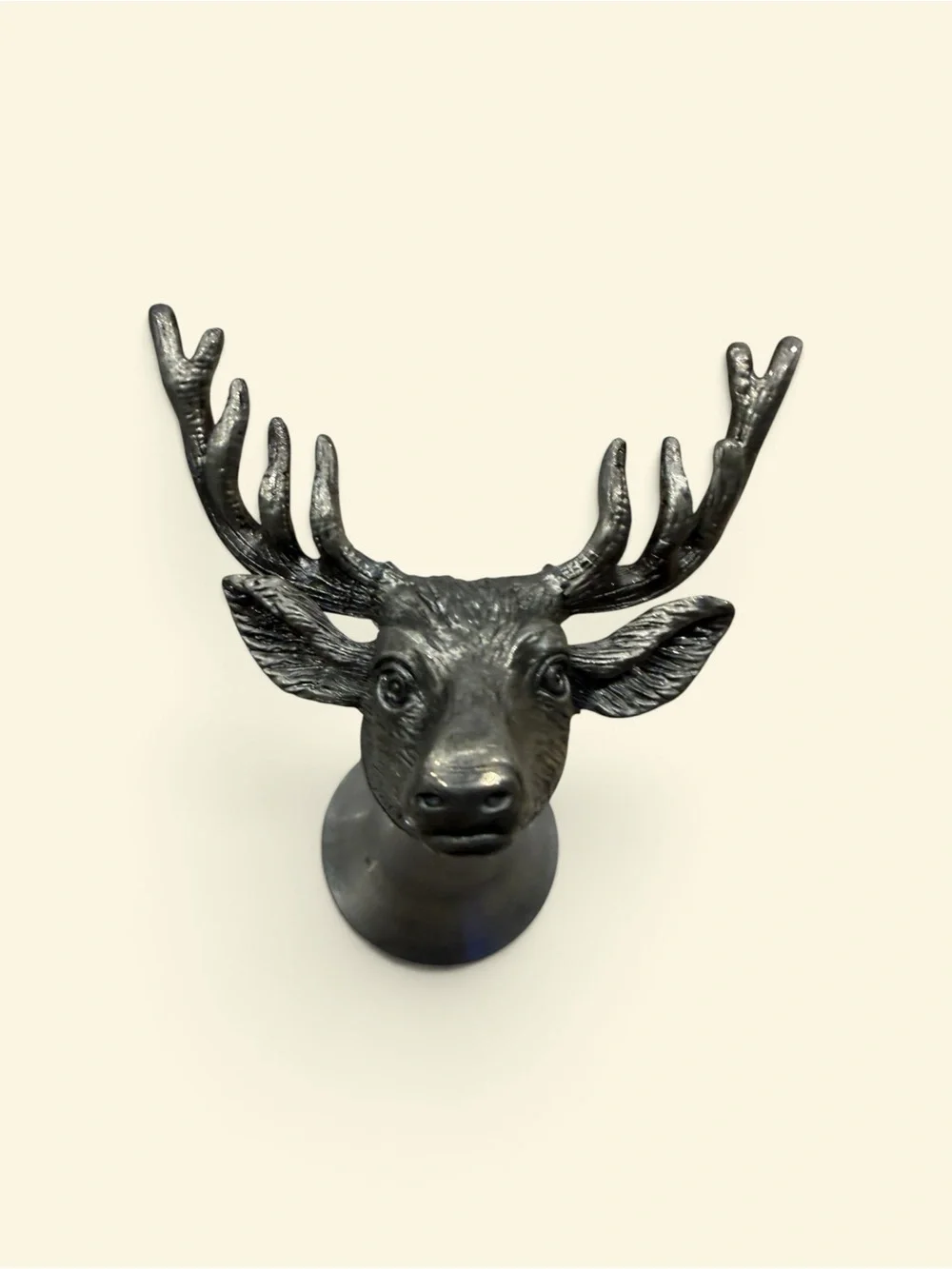 Set of 4 Jäegermeister Pewter Stag Head Shot Glasses